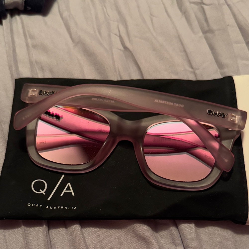 Quay Australia Rose-Tinted Sunglasses - Picture 2 of 3